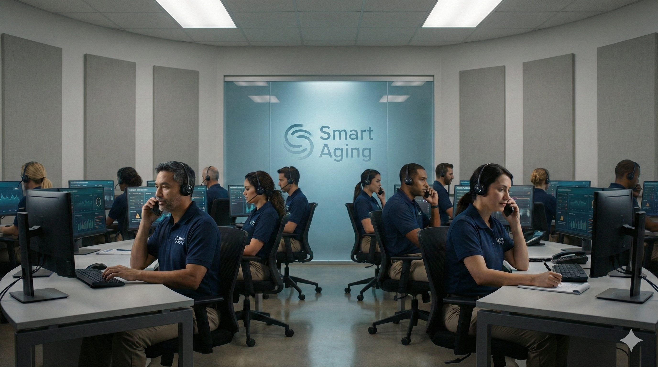 Smart Aging 24/7 Monitoring Center