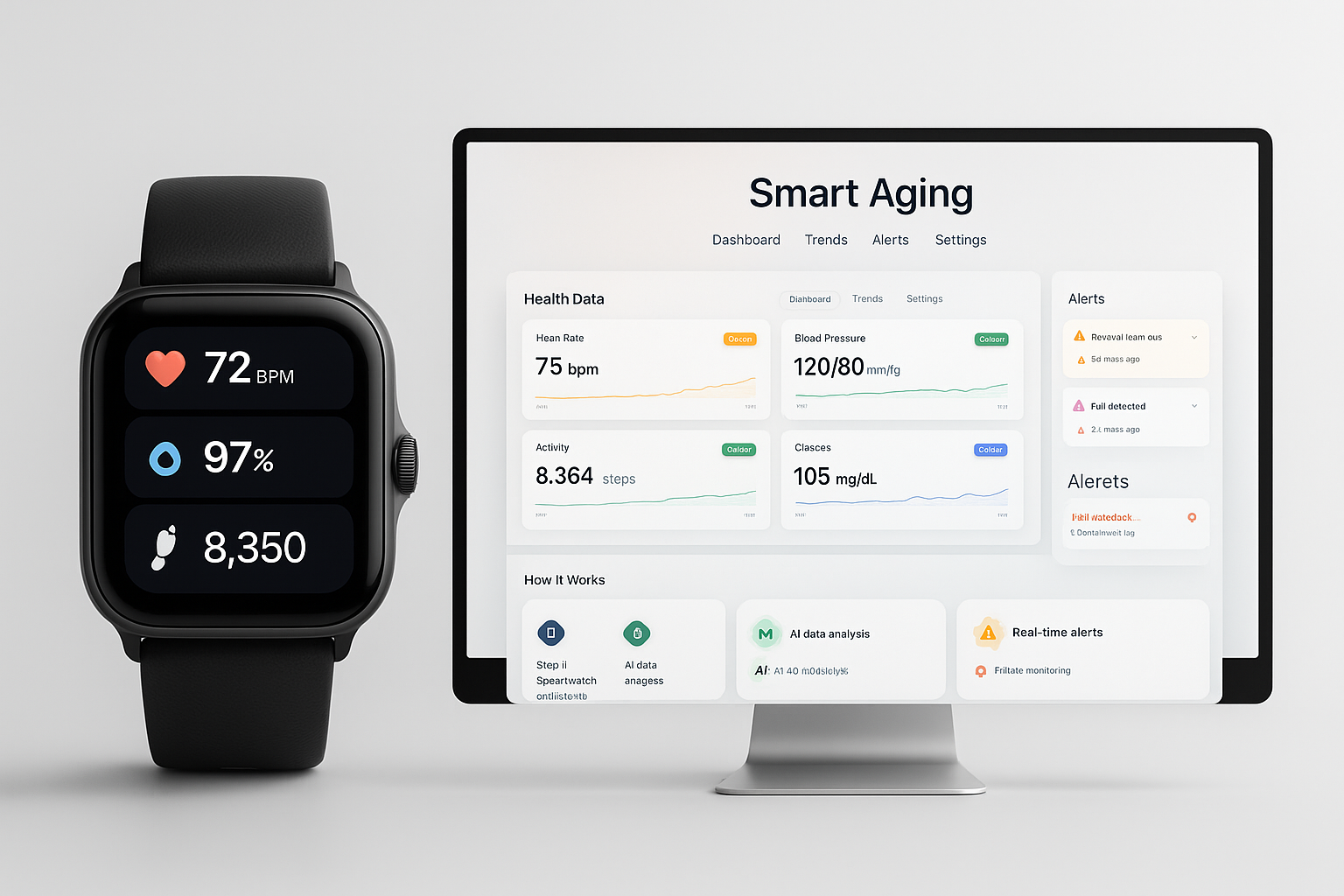 Smart Aging Dashboard Preview
